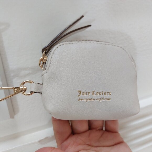 Juicy Couture Mini Clip On Bag Coin Purse Mini Wallet 4 COLORS TO CHOOSE - Picture 2 of 16
